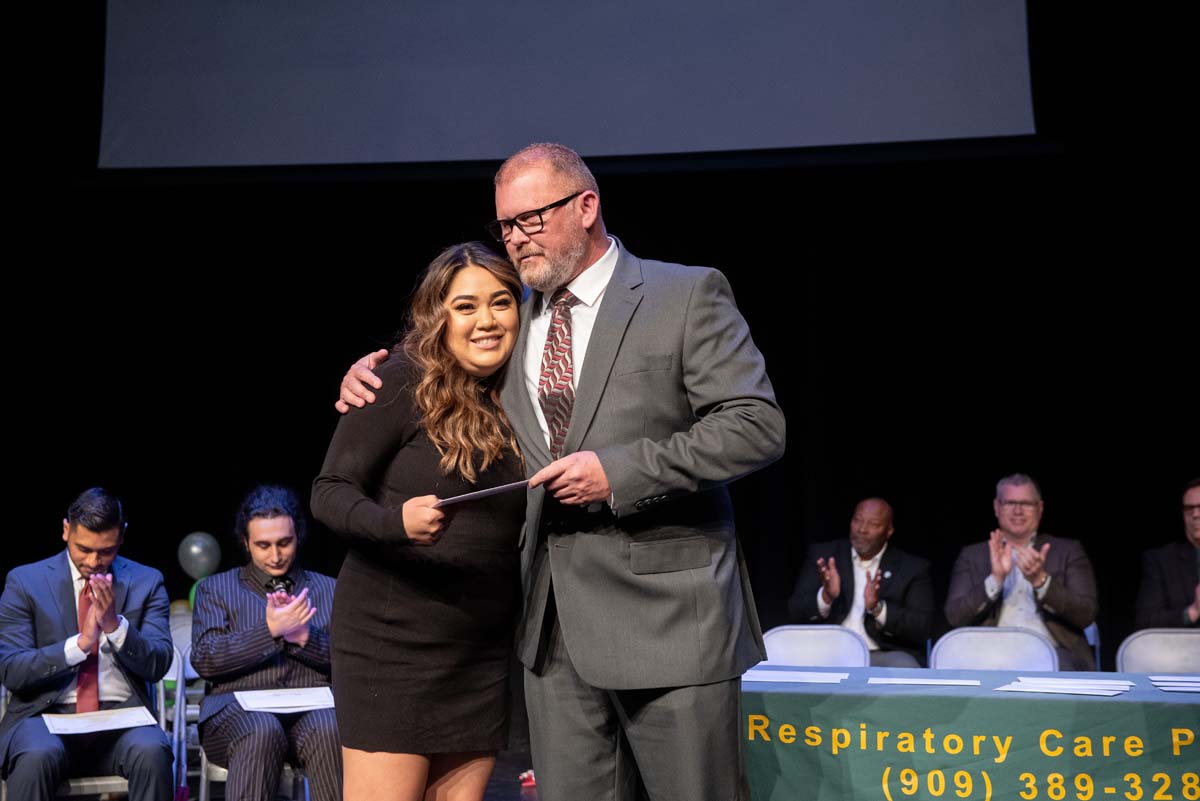 People enjoying the Respiratory Care Graduation