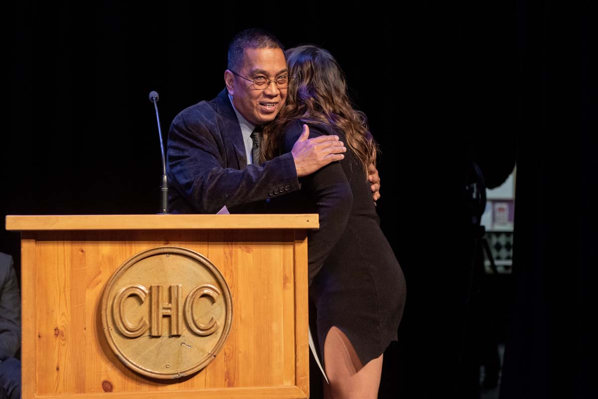 People enjoying the Respiratory Care Graduation