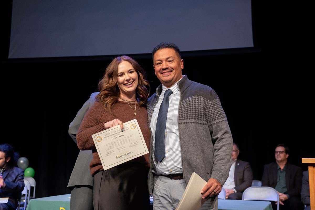 People enjoying the Respiratory Care Graduation