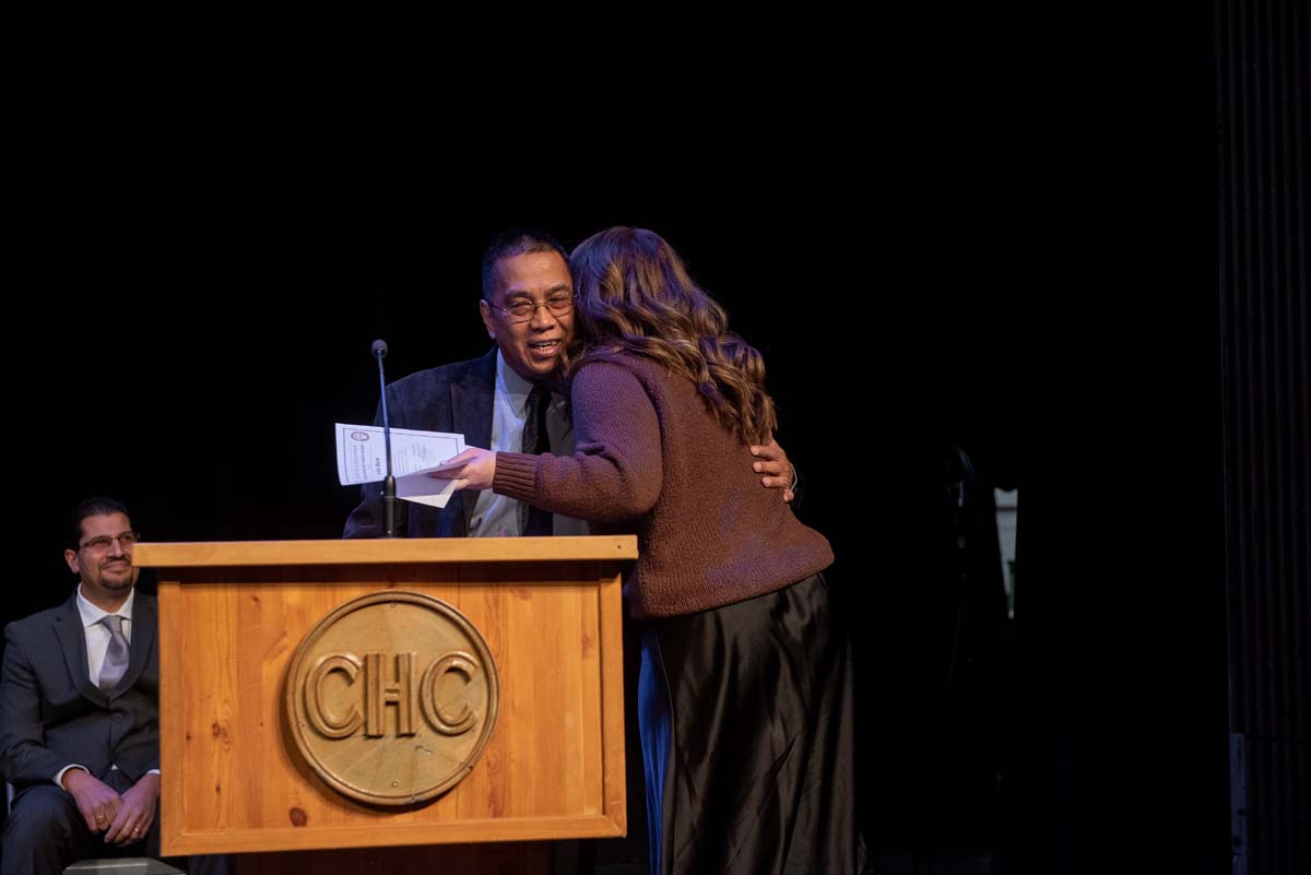 People enjoying the Respiratory Care Graduation