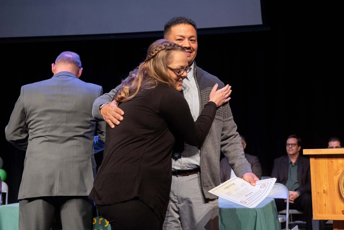 People enjoying the Respiratory Care Graduation