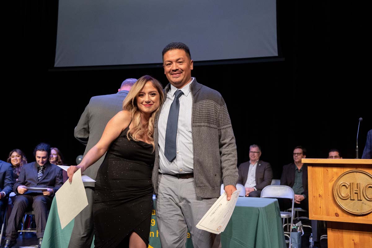 People enjoying the Respiratory Care Graduation