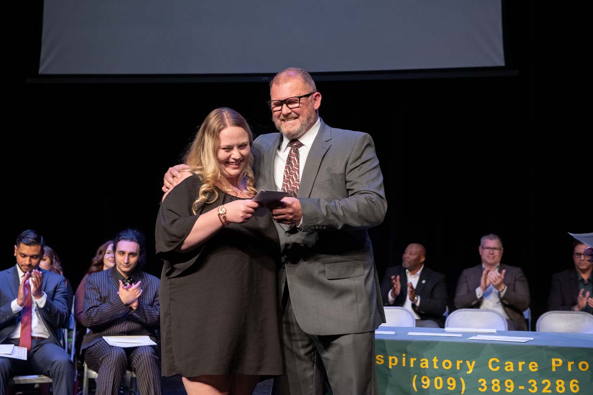 People enjoying the Respiratory Care Graduation