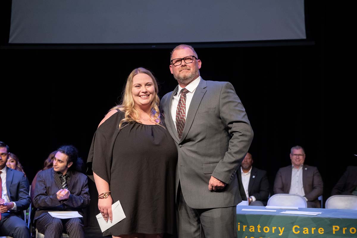 People enjoying the Respiratory Care Graduation