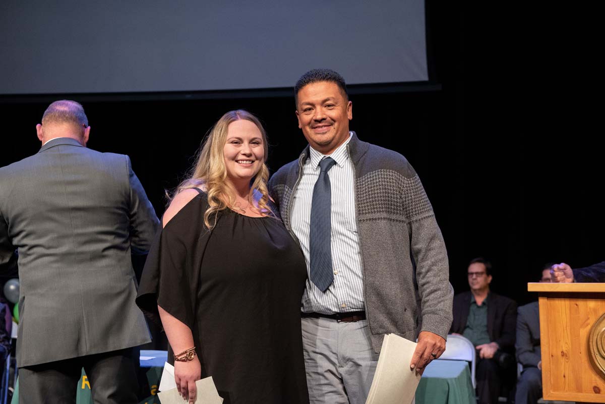 People enjoying the Respiratory Care Graduation