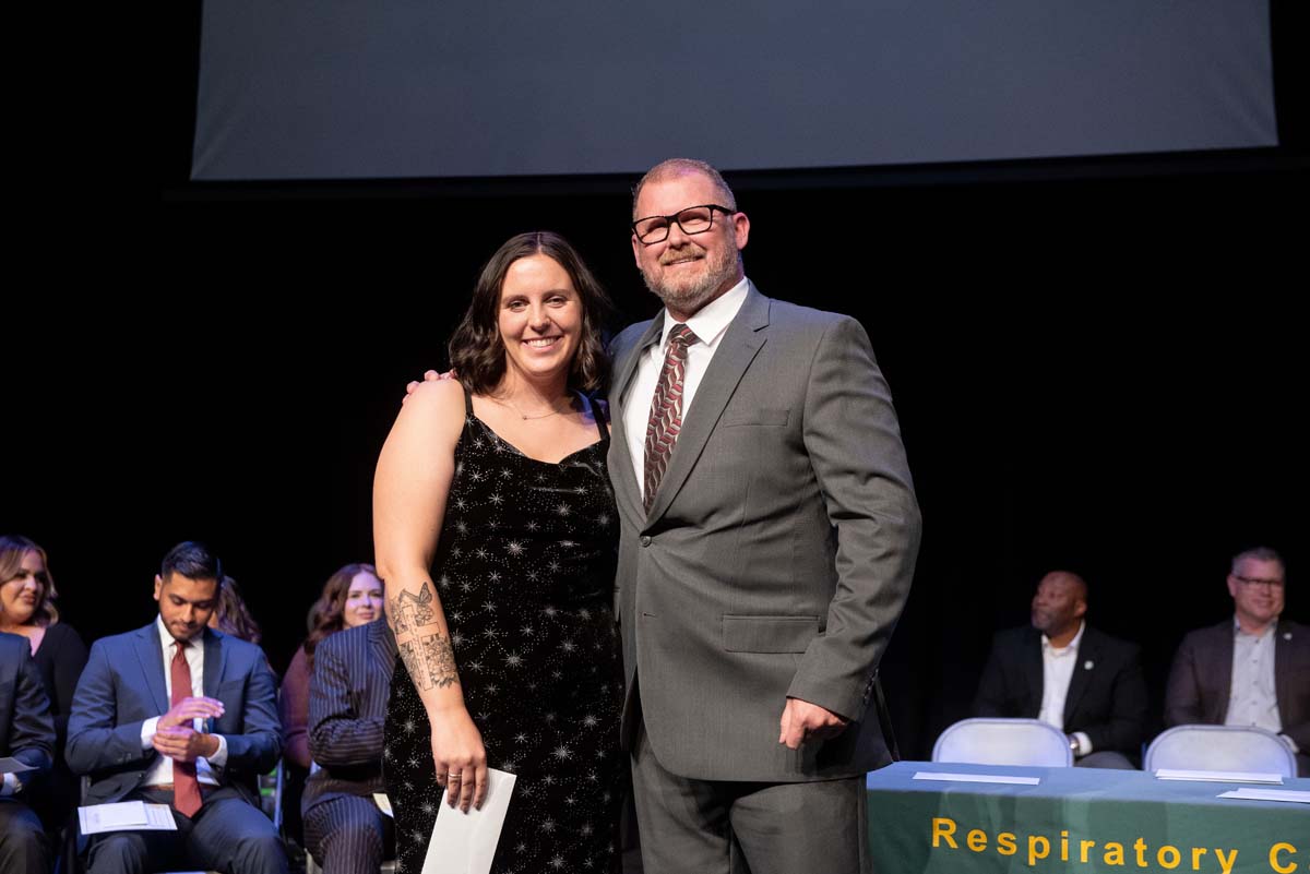 People enjoying the Respiratory Care Graduation