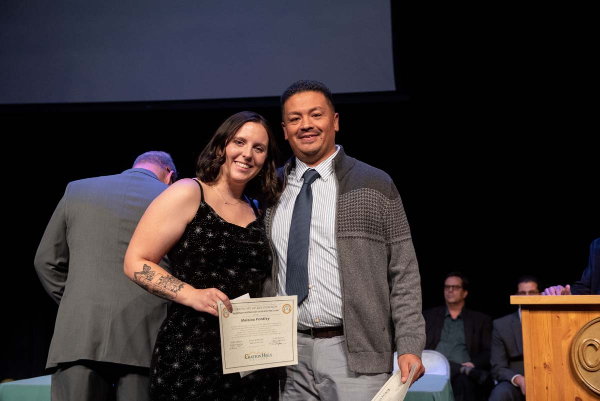 People enjoying the Respiratory Care Graduation