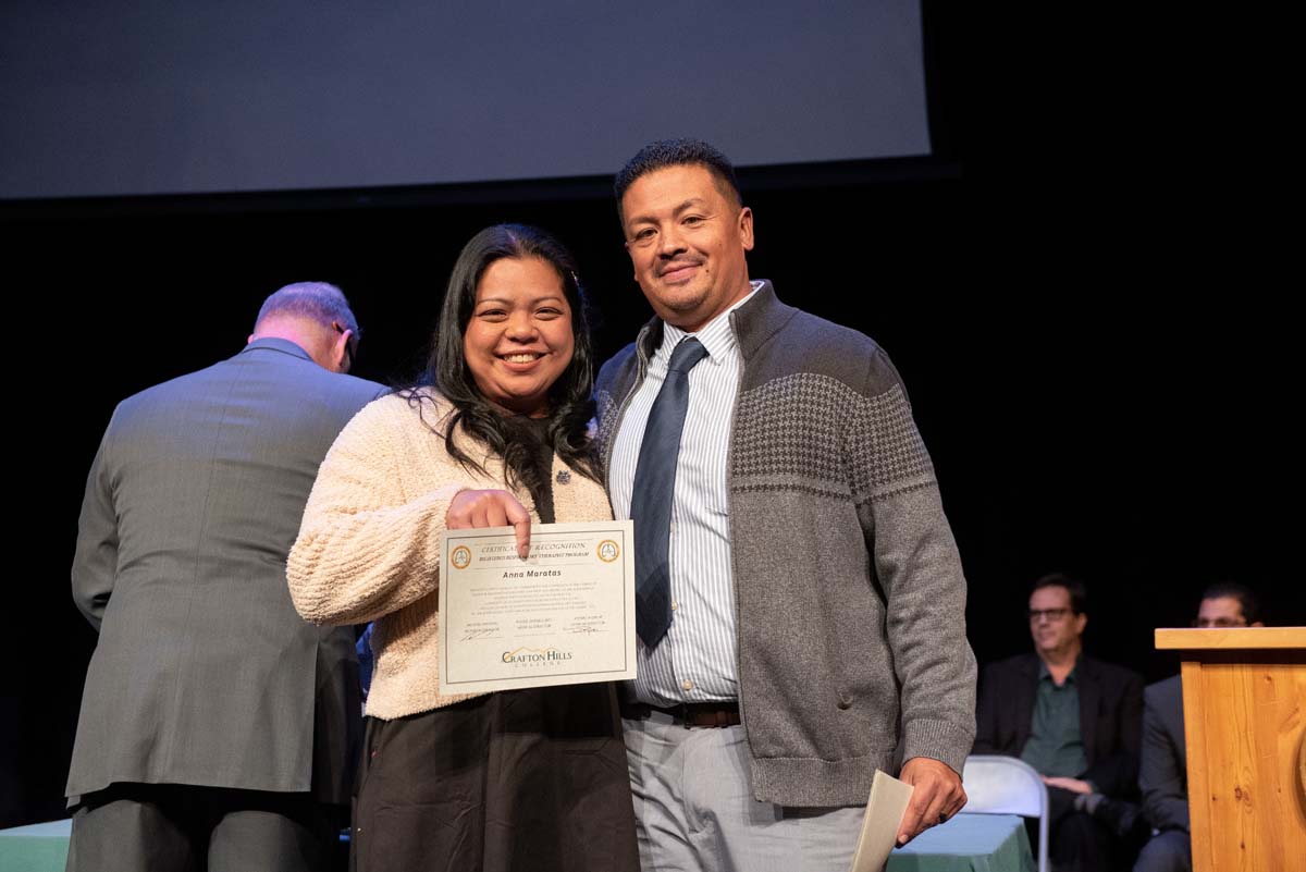 People enjoying the Respiratory Care Graduation