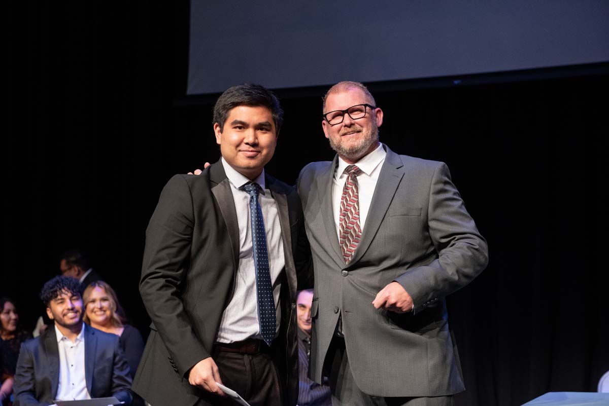 People enjoying the Respiratory Care Graduation