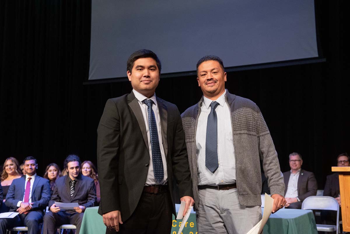 People enjoying the Respiratory Care Graduation