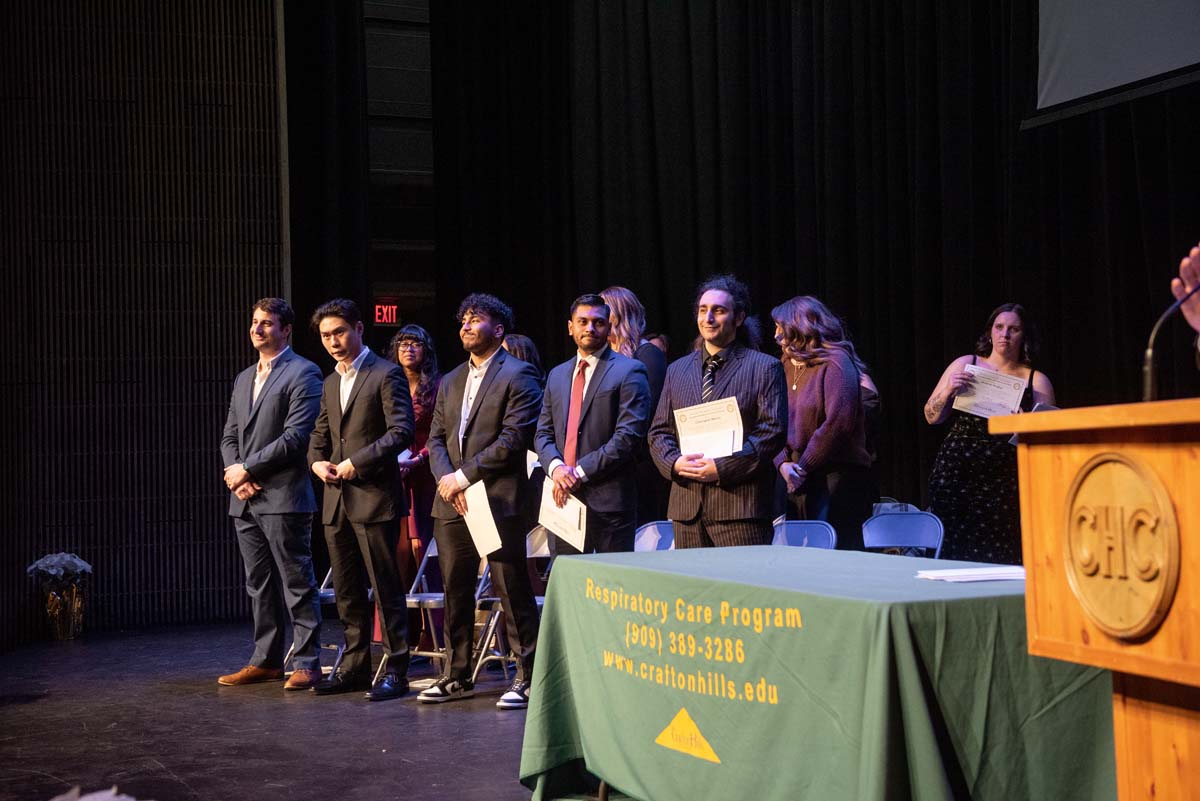 People enjoying the Respiratory Care Graduation