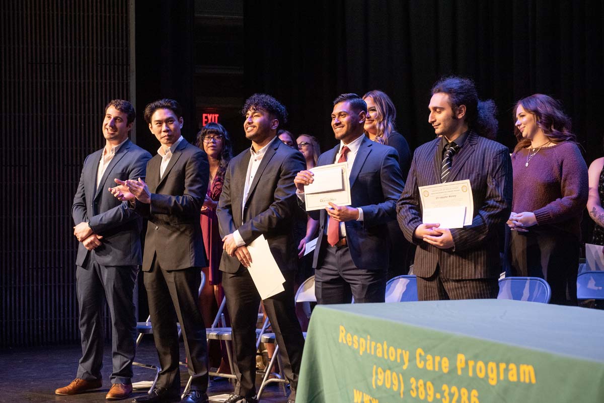 People enjoying the Respiratory Care Graduation