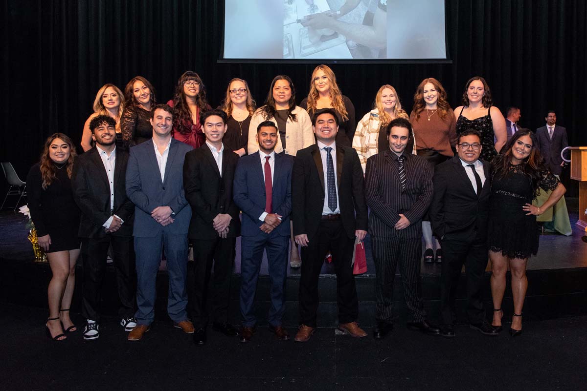 People enjoying the Respiratory Care Graduation