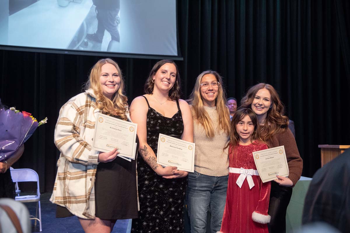 People enjoying the Respiratory Care Graduation