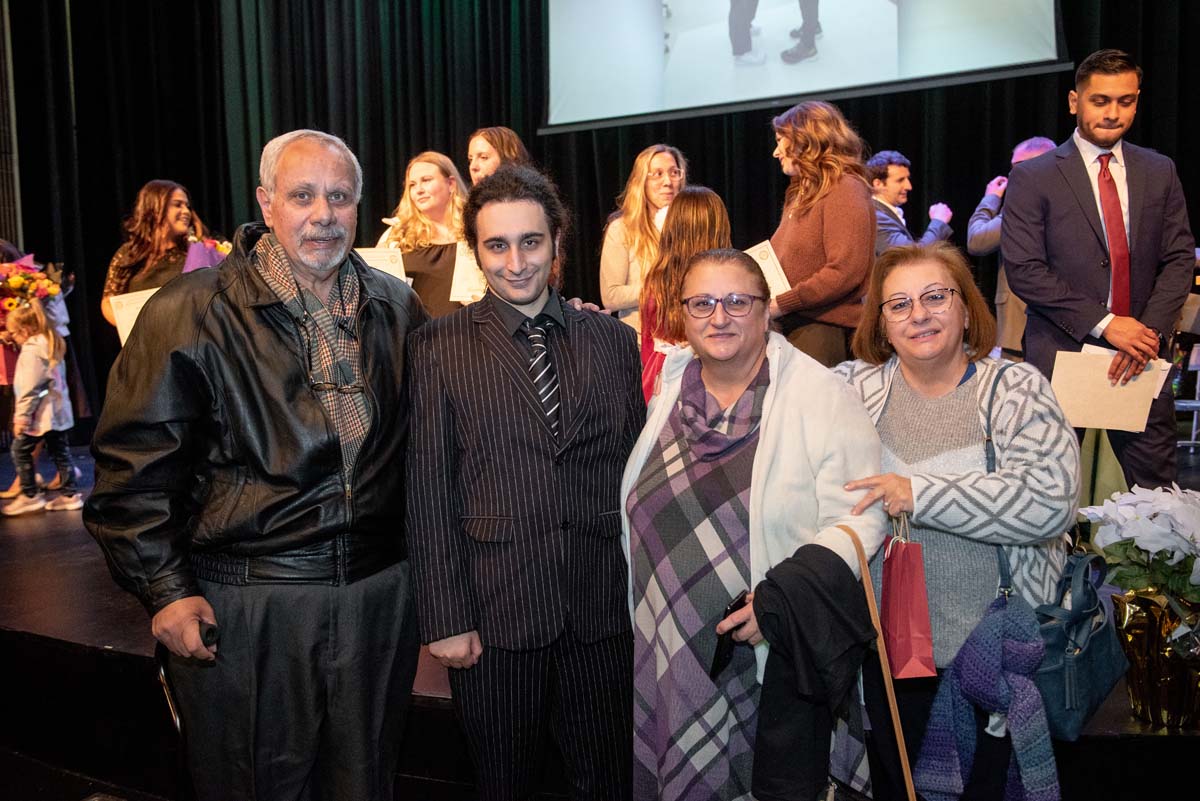 People enjoying the Respiratory Care Graduation