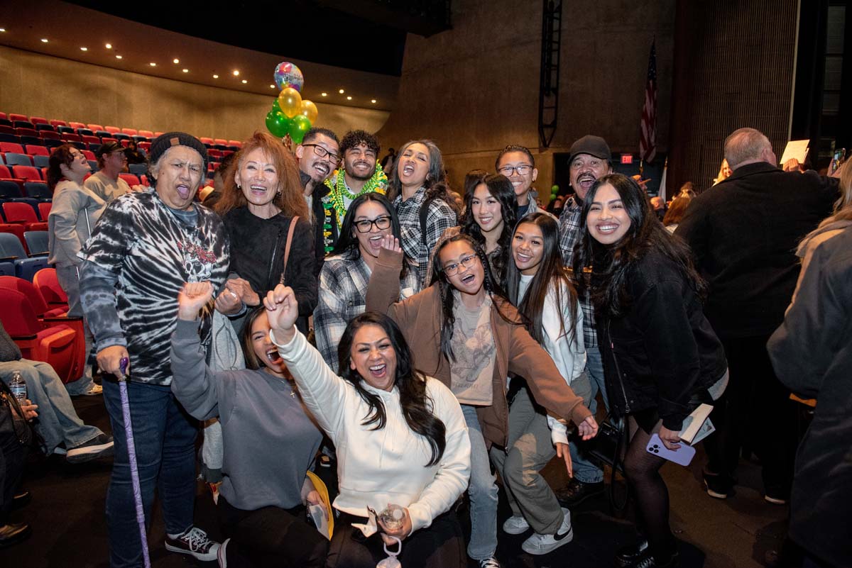 People enjoying the Respiratory Care Graduation