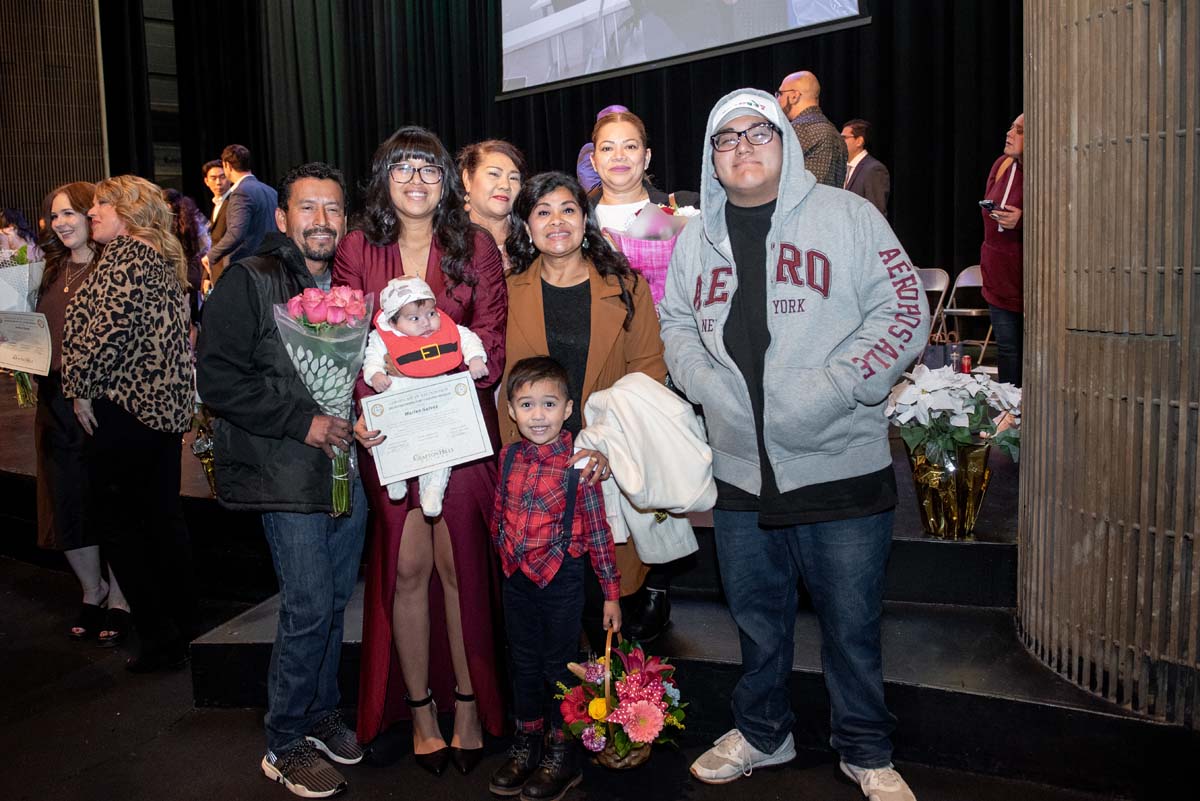 People enjoying the Respiratory Care Graduation