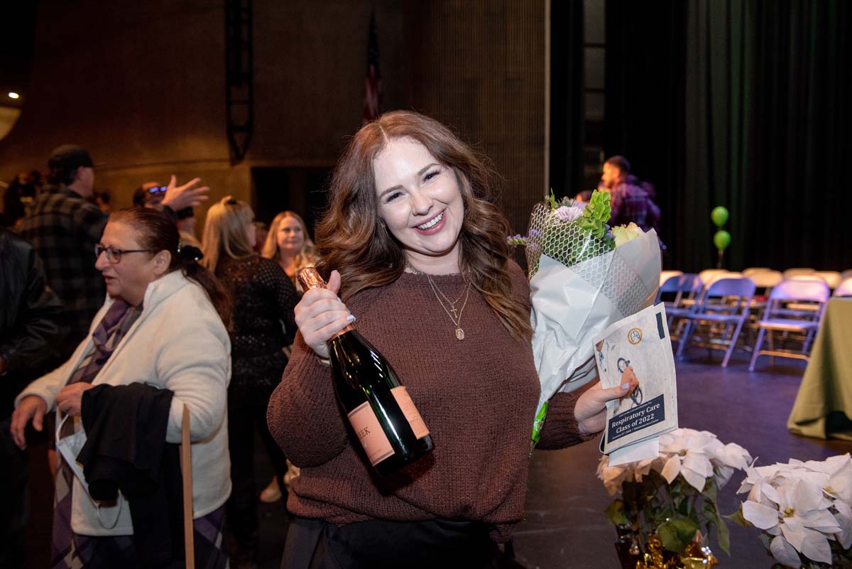 People enjoying the Respiratory Care Graduation