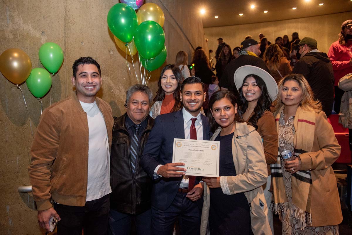 People enjoying the Respiratory Care Graduation