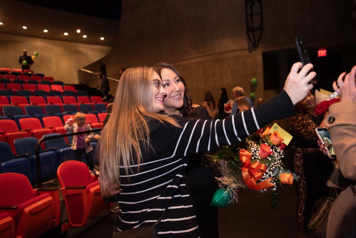 People enjoying the Respiratory Care Graduation