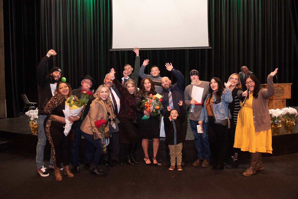 People enjoying the Respiratory Care Graduation