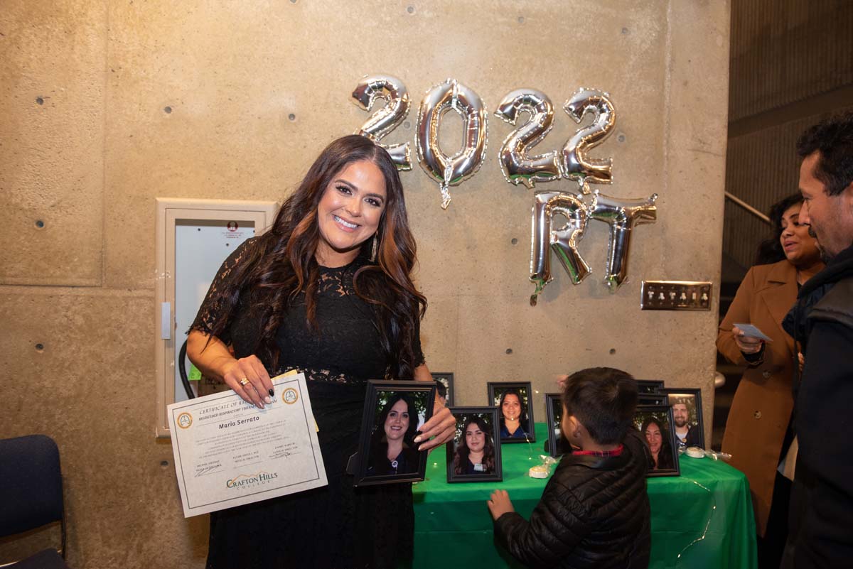 People enjoying the Respiratory Care Graduation