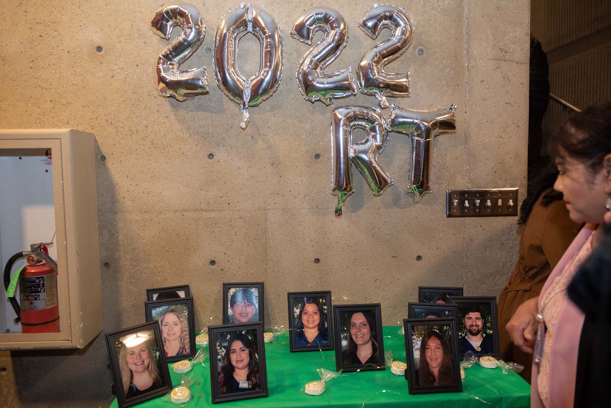 People enjoying the Respiratory Care Graduation