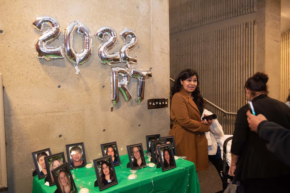 People enjoying the Respiratory Care Graduation