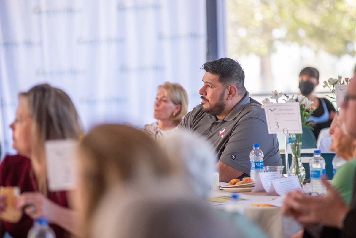 People enjoying the Scholarship Luncheon