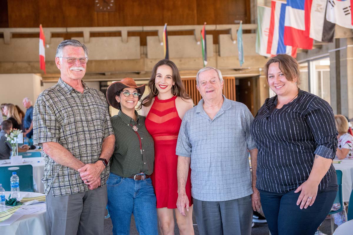 People enjoying the Scholarship Luncheon