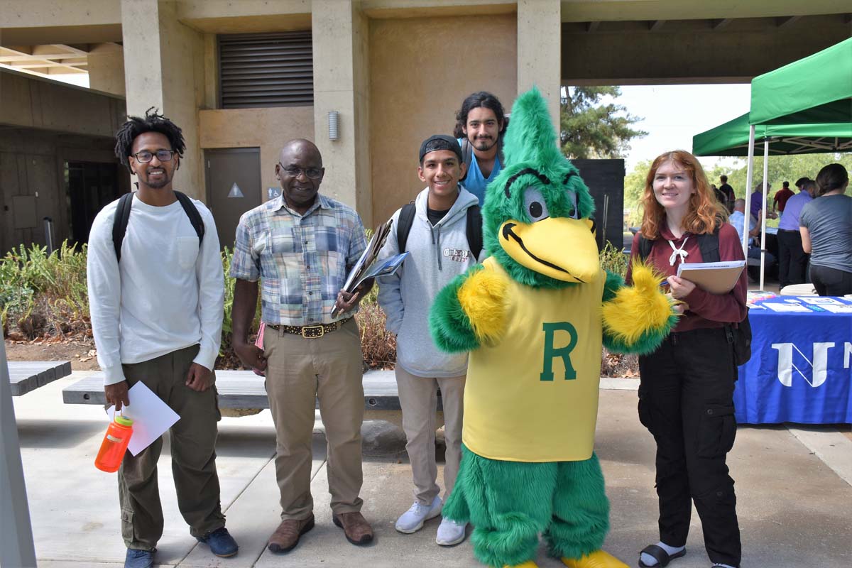 People enjoying the Transfer Fair and Hispanic Heritage Kickoff Event