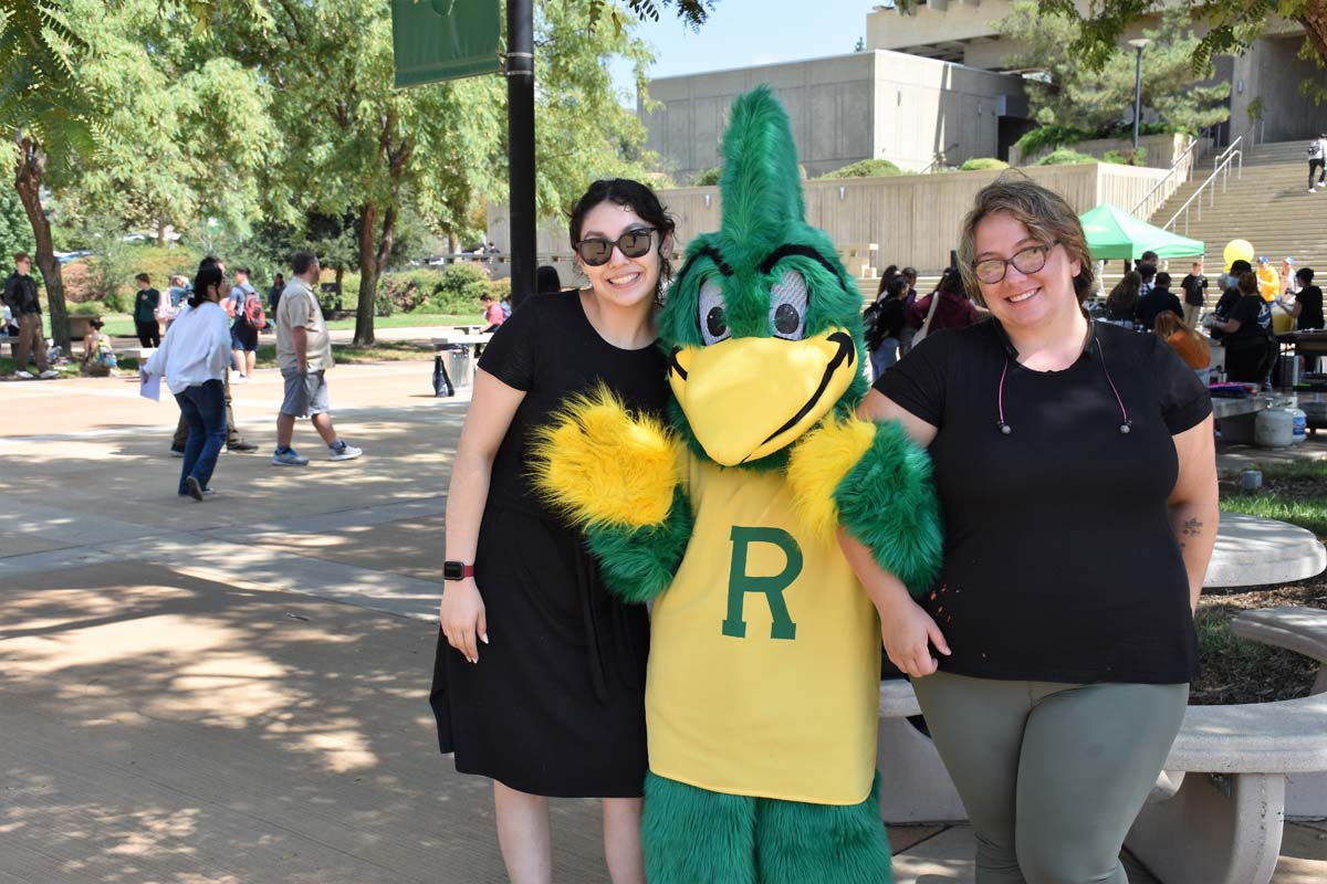 People enjoying the Transfer Fair and Hispanic Heritage Kickoff Event