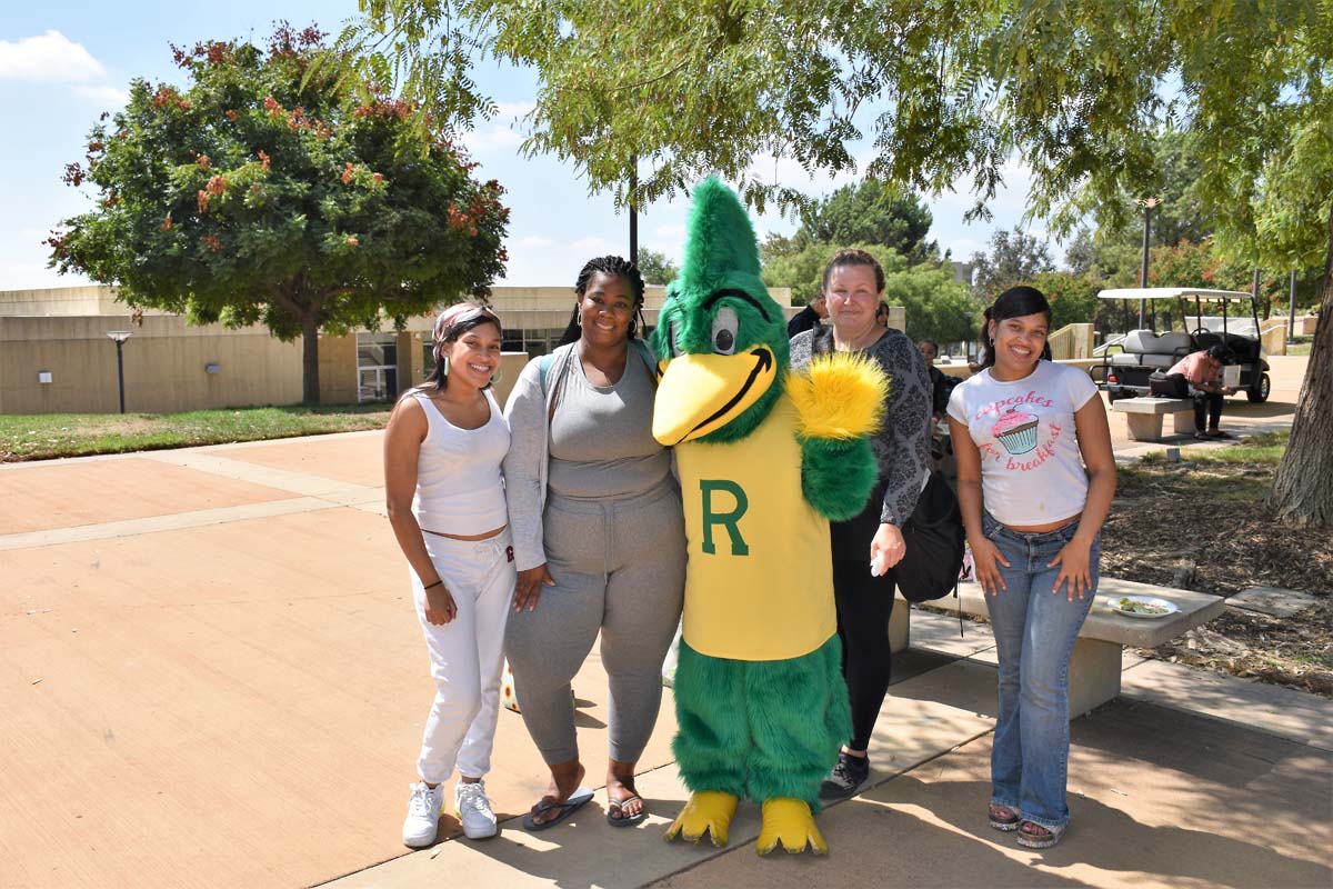 People enjoying the Transfer Fair and Hispanic Heritage Kickoff Event
