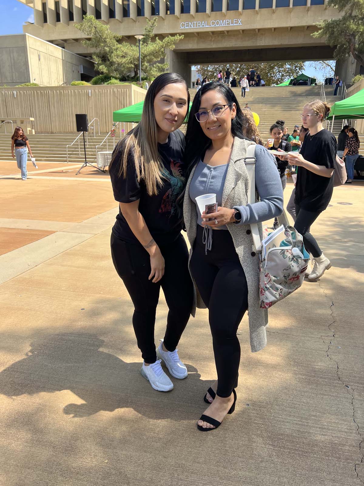 People enjoying the Transfer Fair and Hispanic Heritage Kickoff Event