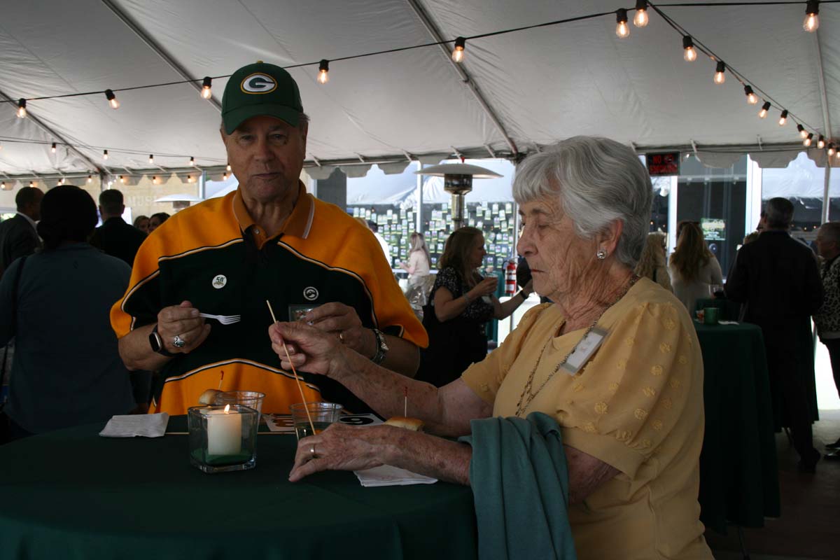 People enjoying the Anniversary Gala