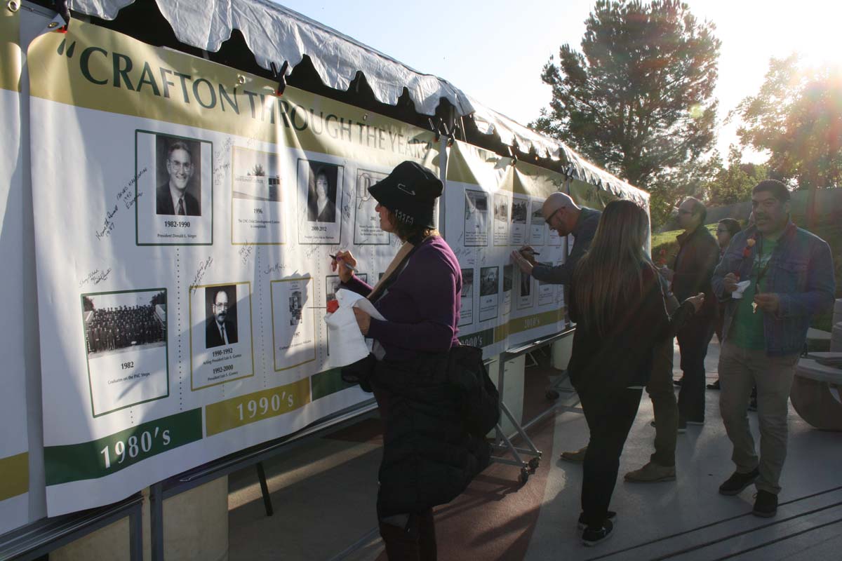 People enjoying the Anniversary Gala