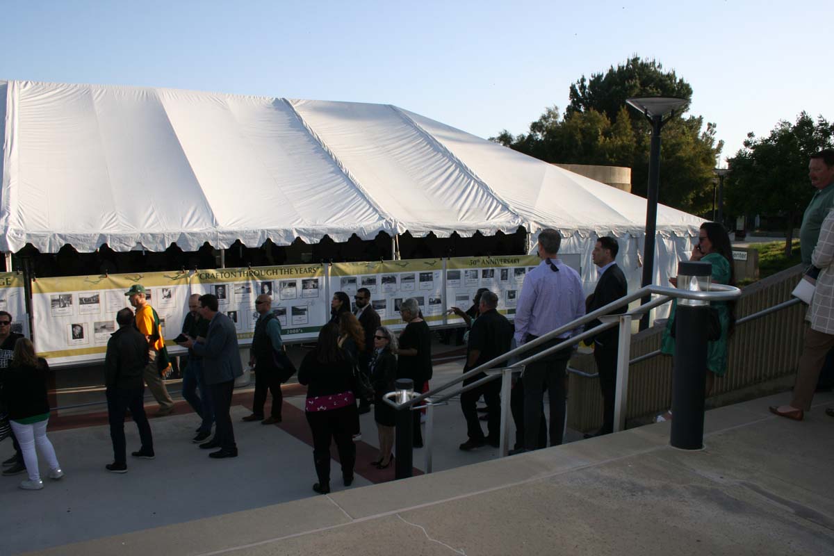 People enjoying the Anniversary Gala