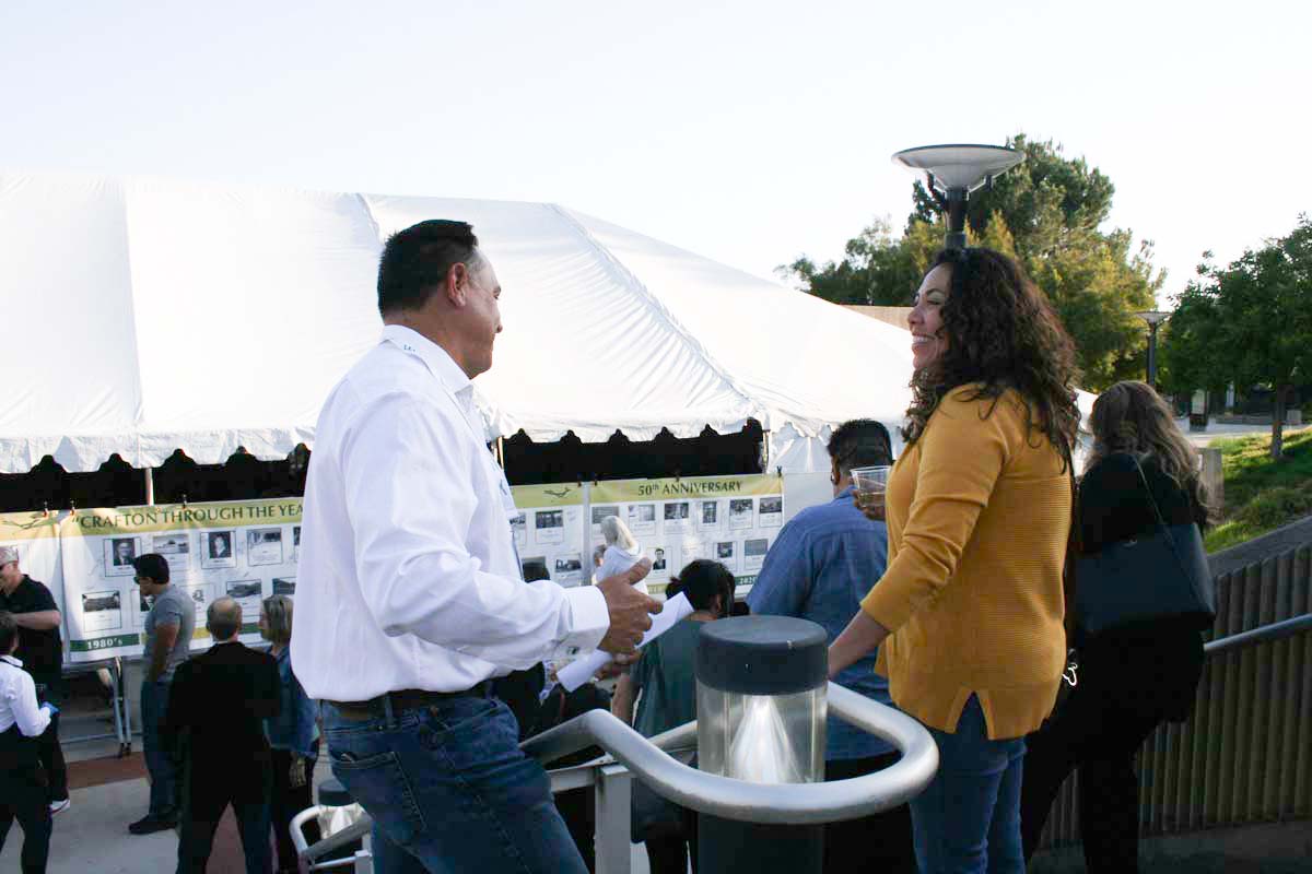 People enjoying the Anniversary Gala