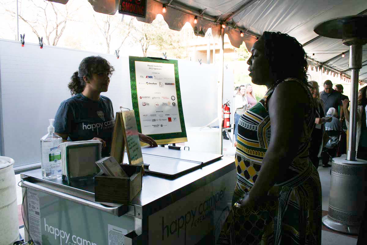 People enjoying the Anniversary Gala
