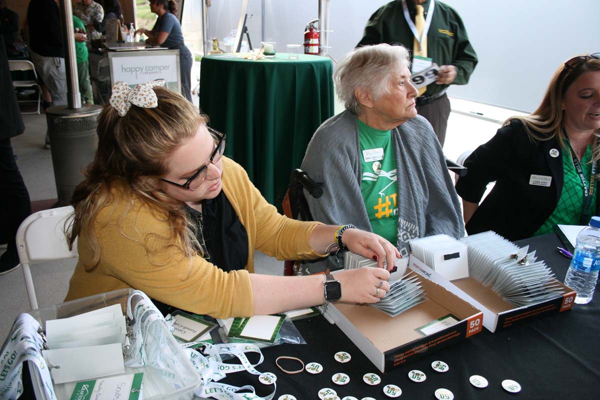 People enjoying the Anniversary Gala