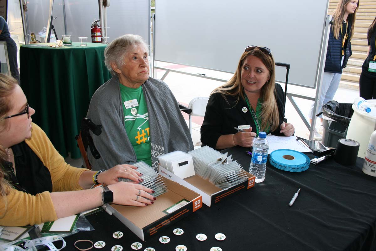 People enjoying the Anniversary Gala