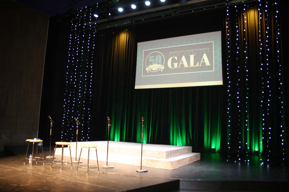 People enjoying the Anniversary Gala