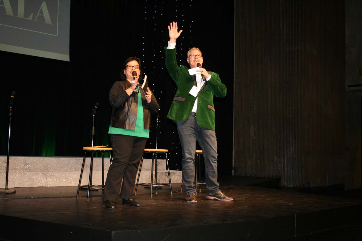 People enjoying the Anniversary Gala