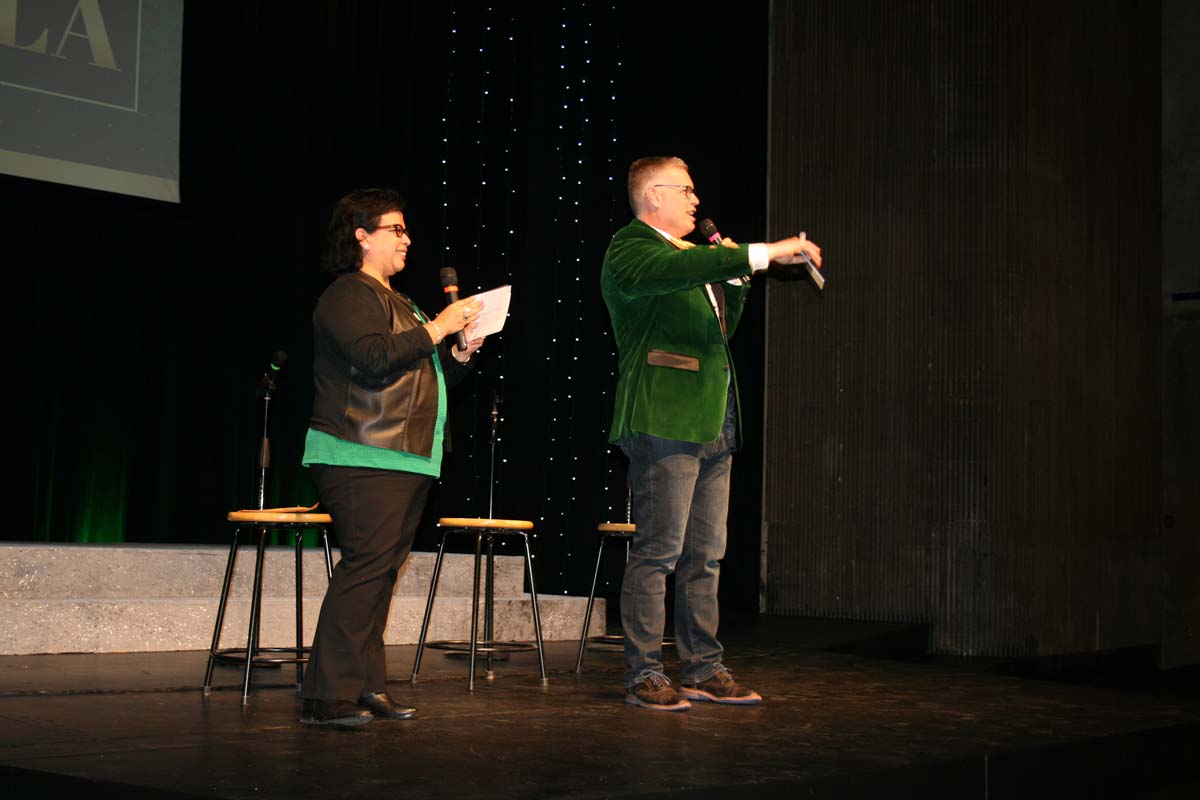 People enjoying the Anniversary Gala