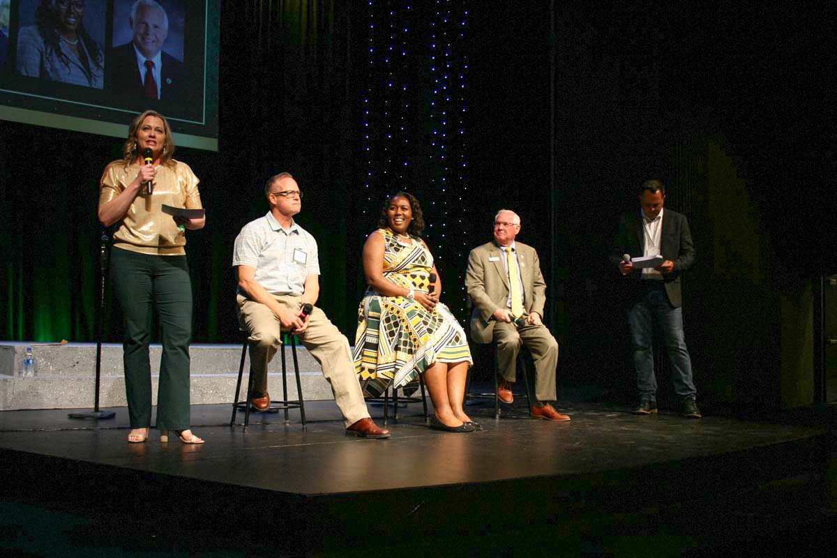 People enjoying the Anniversary Gala