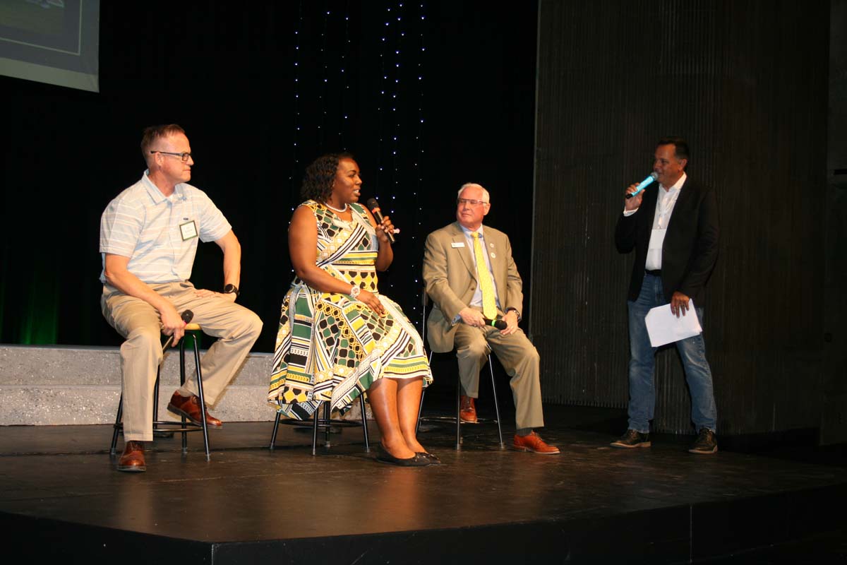 People enjoying the Anniversary Gala