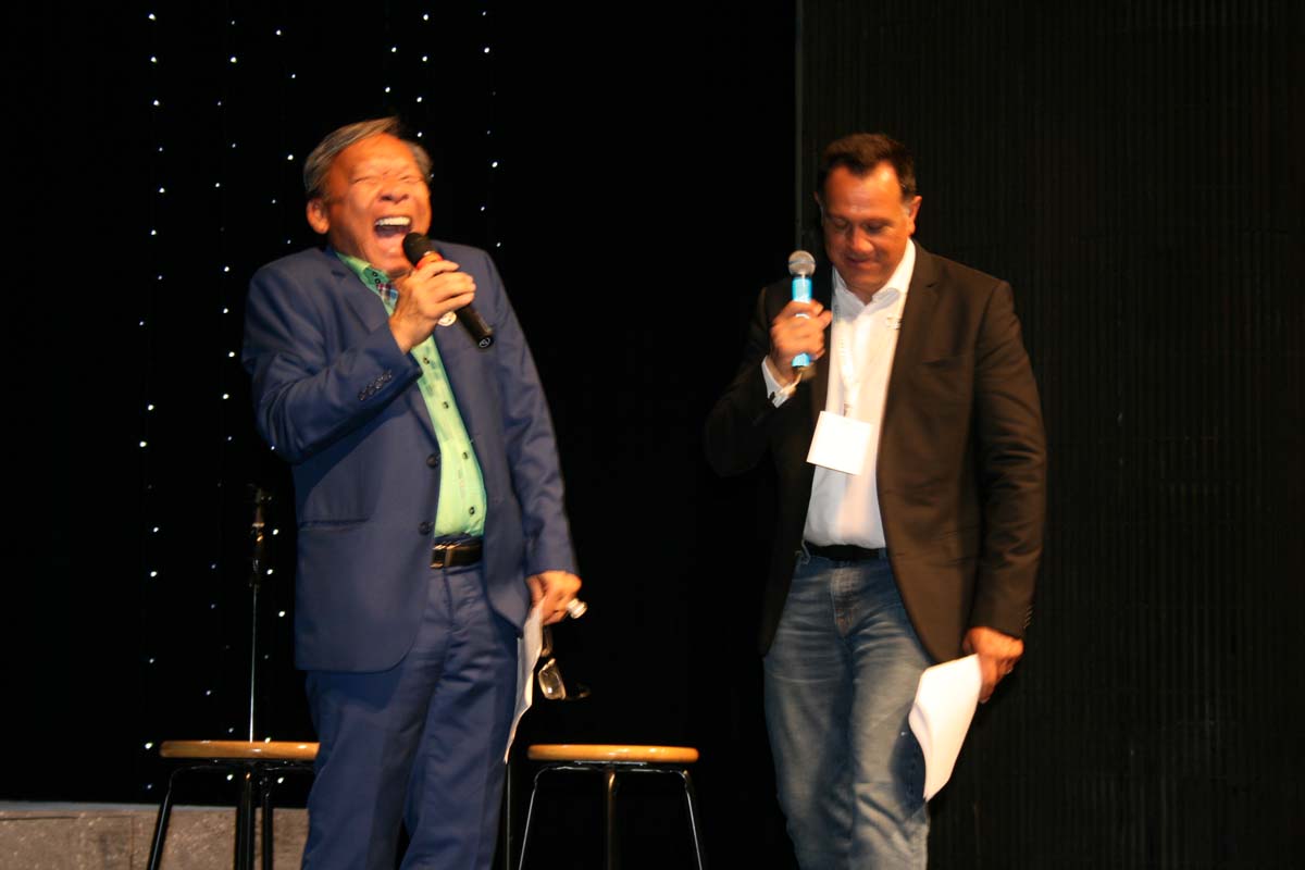 People enjoying the Anniversary Gala