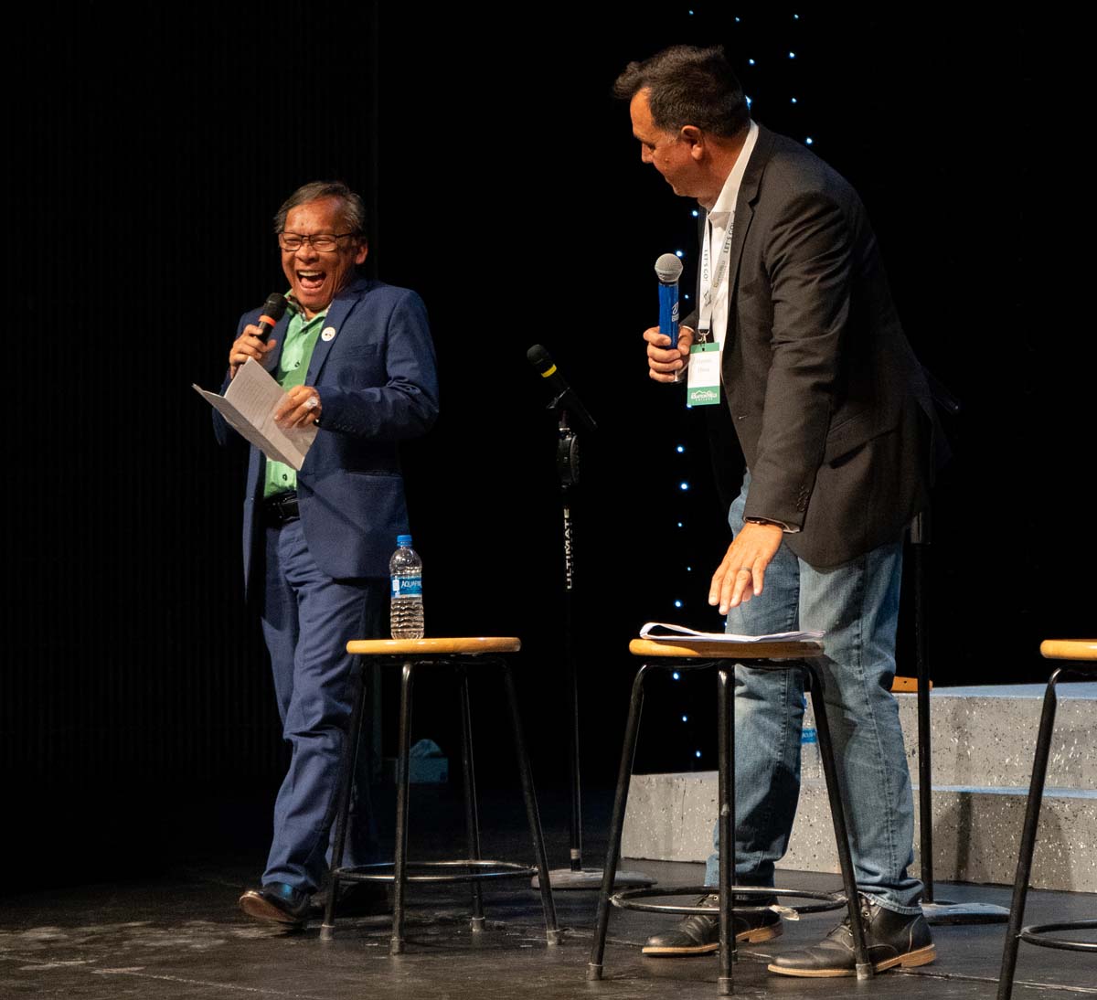 People enjoying the Anniversary Gala