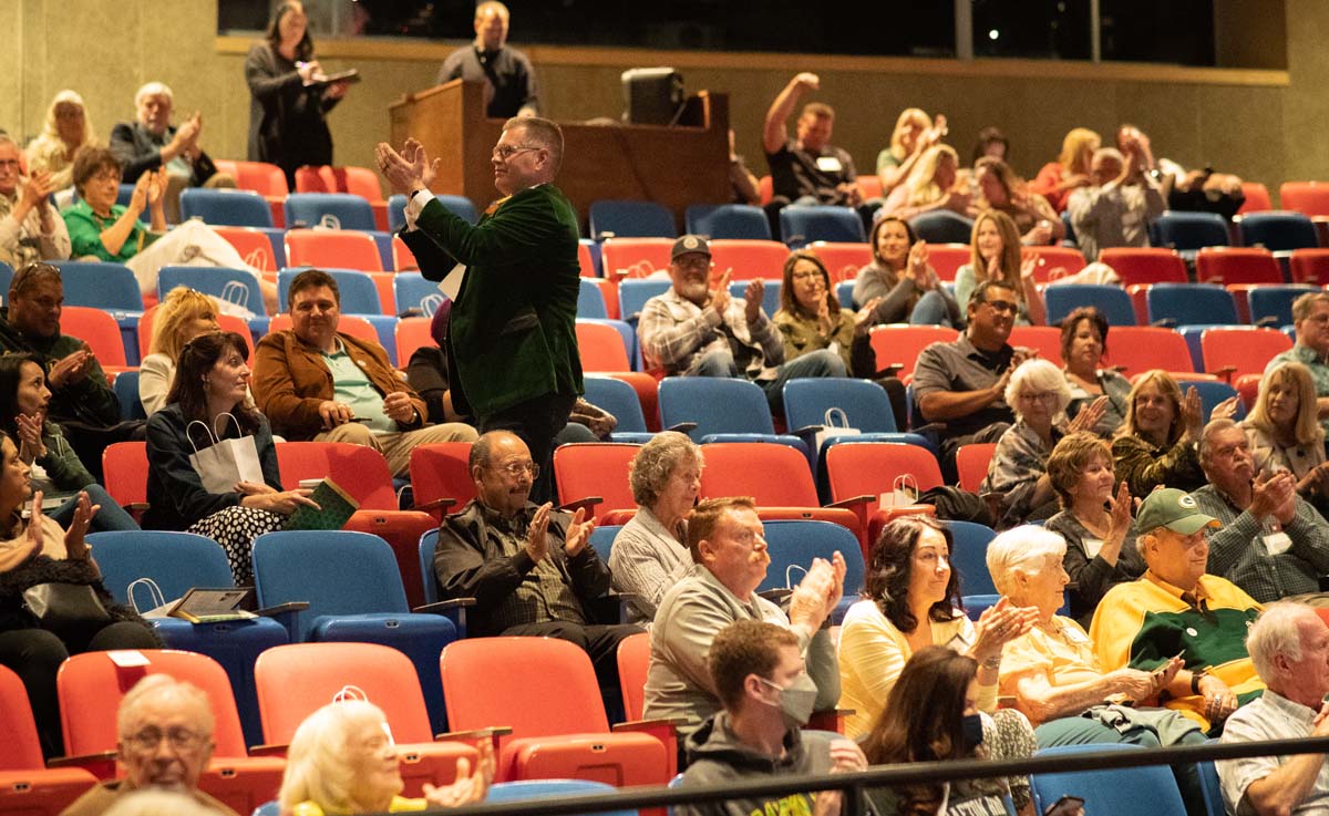 People enjoying the Anniversary Gala