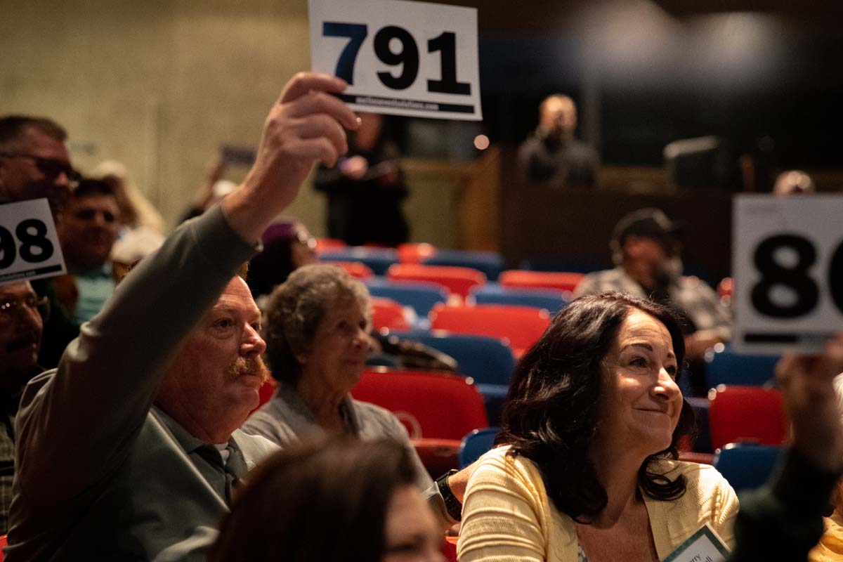 People enjoying the Anniversary Gala